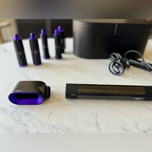 Dyson Airwrap Black and Purple Hair Styling Complete Set - Picture 2 of 7